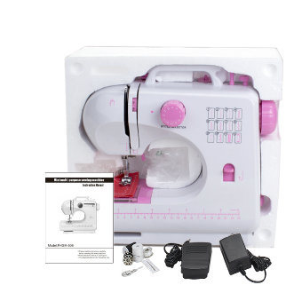 Domestic Household Electric Mini Lockstitch Sewing Machine Motor with Button Buttonhole (FHSM-506)