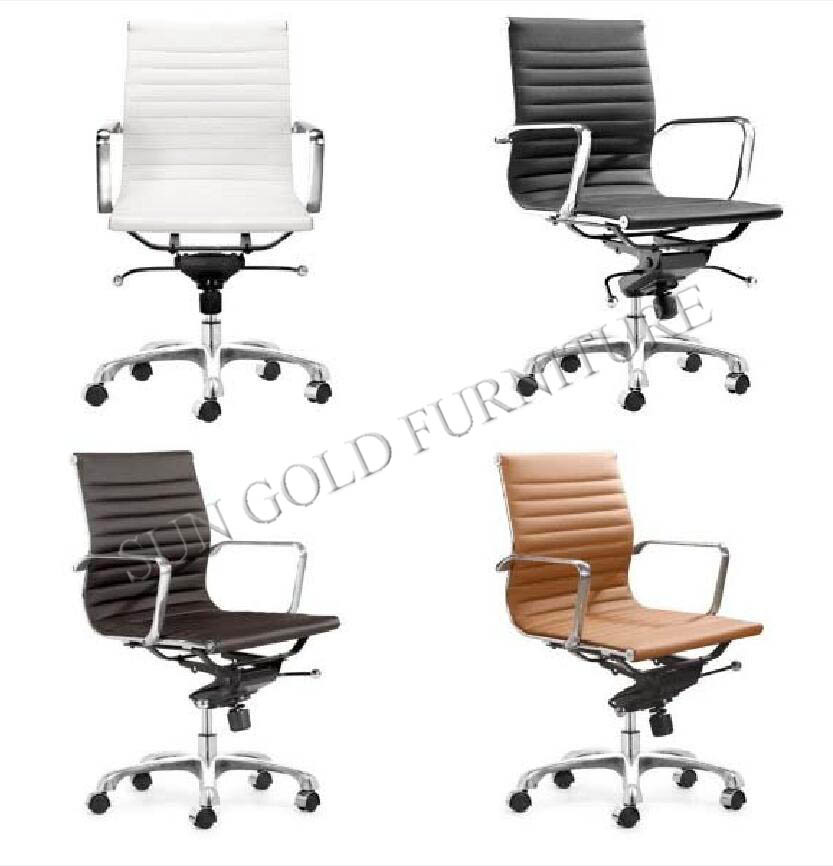 High Back Leather Office Swivel Chair for Conferance Committee Table (SZ-OC117Y)