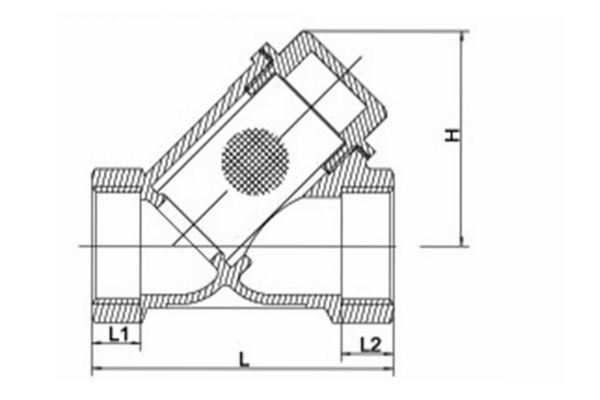 Brass Check Valve 1/2''-4''inch Manufacture with Y Type