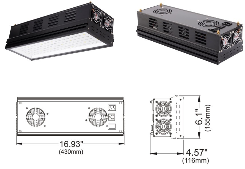 300W Plant Lighting LED Growing Hydroponic