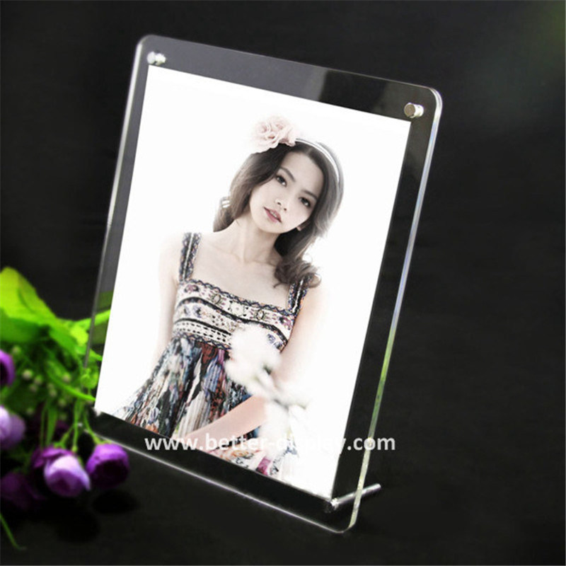 Acrylic Double Sided Organic Glass Photo Frame (BTR-U1081)