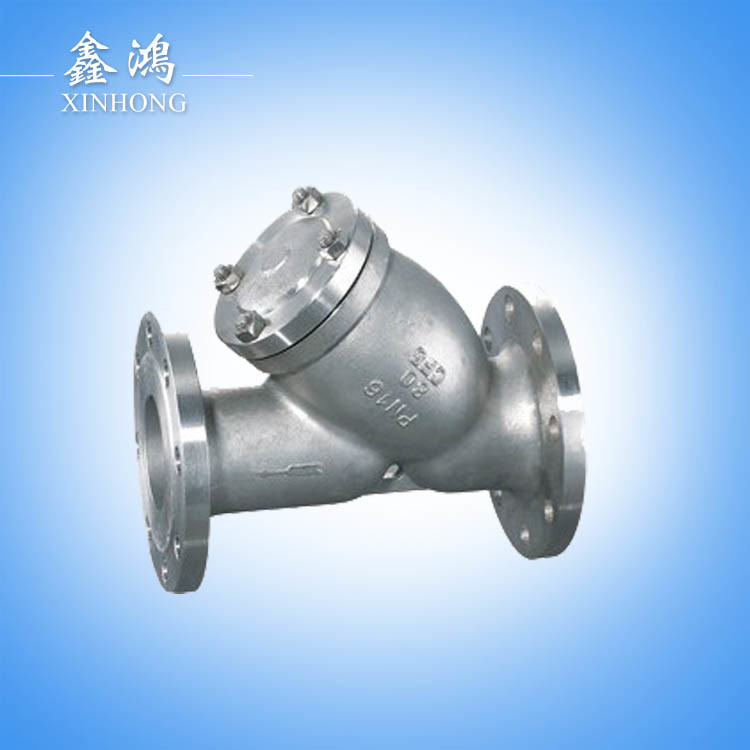 304 Stainless Steel Flanged Strainer Valve Dn25 Made in China