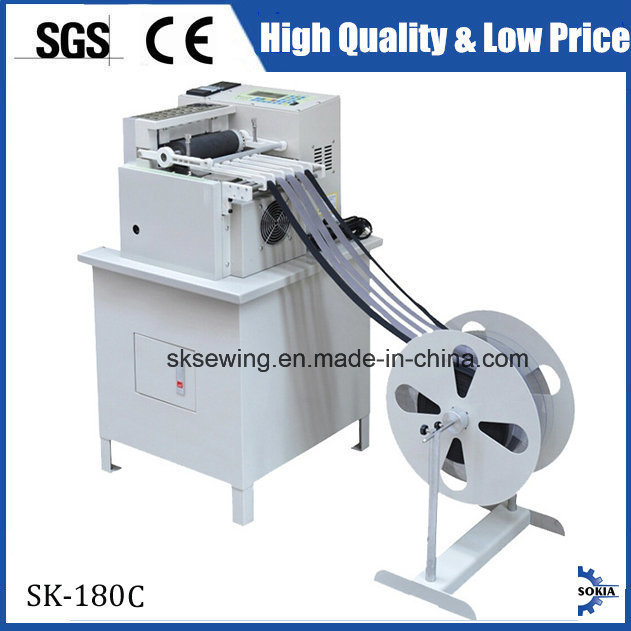 Automatic Strip Nylon Webbing Cutter Hot Blade Fabric Cutting Machine