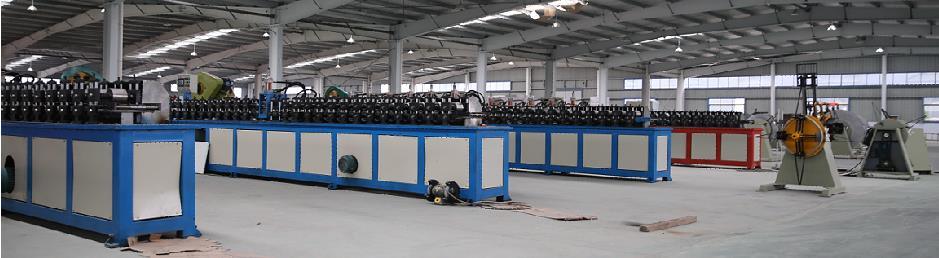 Steel Light Keel Plate Roll Forming Machine, Steel Tracks Light Keel Hat Section Cold Roll Forming Line