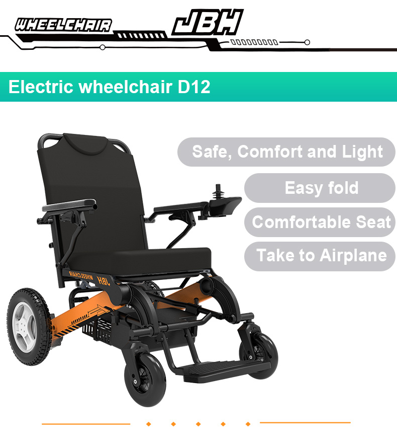 Folding Portable Lithium Battery Electric Wheelchair Manufacturer