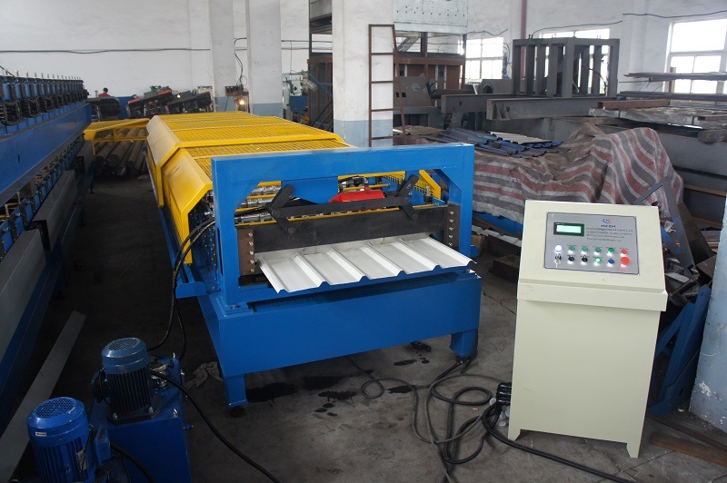 Building Material Mode Zn24-188-750 Metal Roof Tile Making Machine