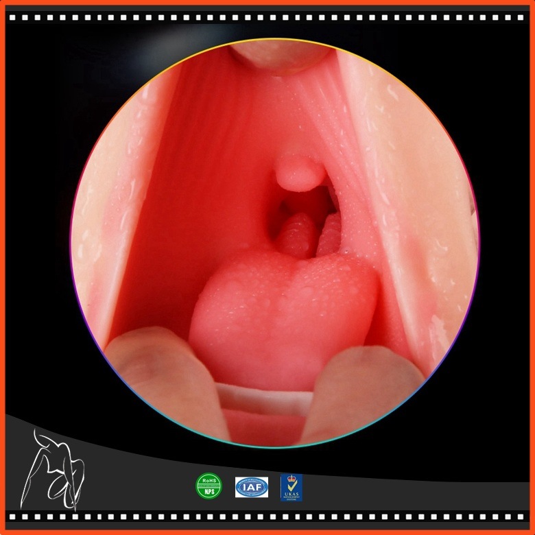 Realistic Oral 3D Deep Throat with Tongue Teeth Maiden Artificial Vagina Male Masturbators Pocket Pussy Oral Sex Toys for Men