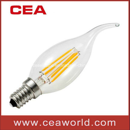 C35t 4W/2W LED Filament Lamp/Candle Bulb