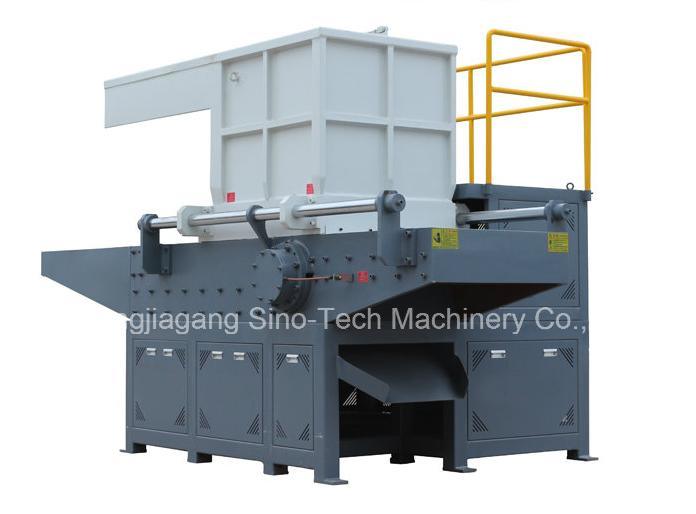 Plastic Bag and Metal Chipper Two Shaft Shredder Recycling Machine