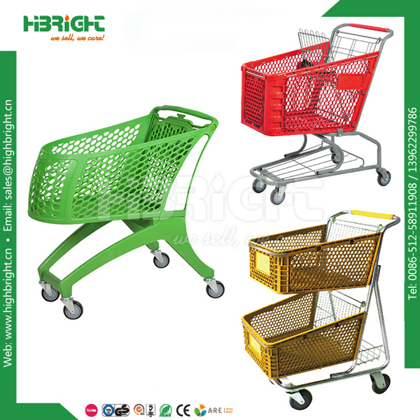 New Style Hypermarket Retail Store Shopping Trolley