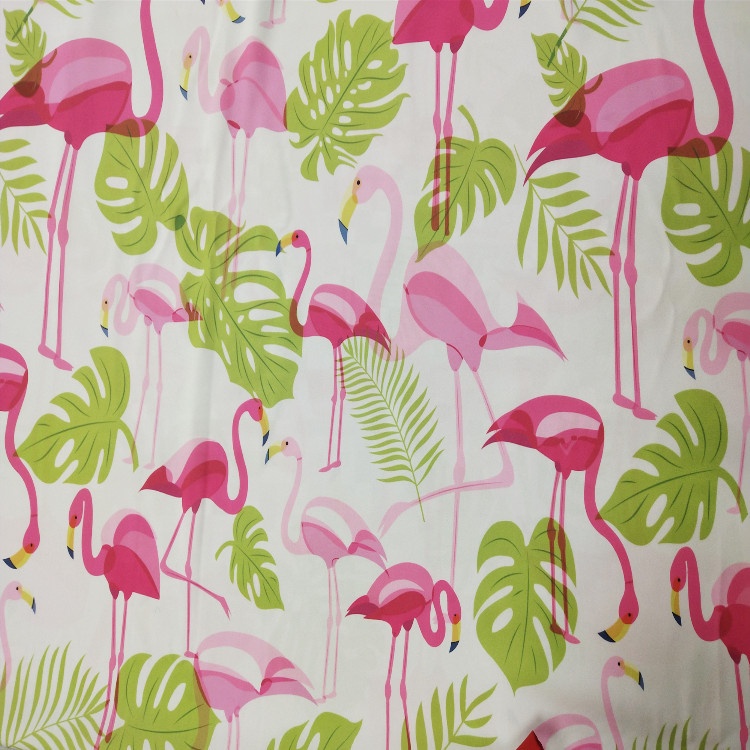 tissu imprimé en crêpe de mousse numérique digital moss crepe printed fabric