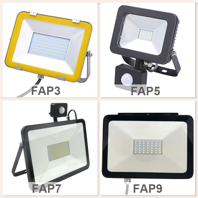 Ultra-Thin LED Outside Flood Lights Sensor Outdoor Flood Lights LED (SLFAP53)