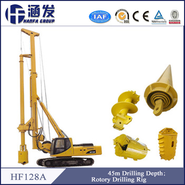 Hf128A Full Hydraulic Rotary Drilling Machine, Pile Driver, Piling Equipment