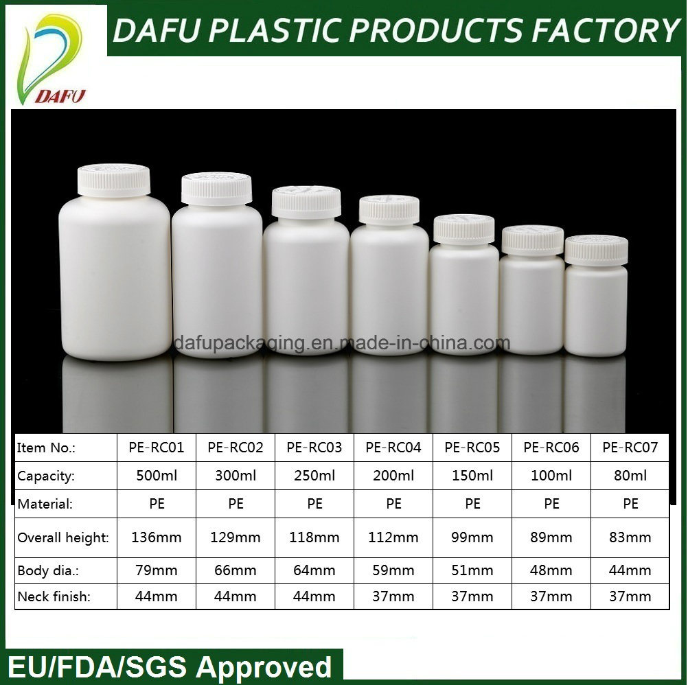 500ml HDPE Health Supplement Plastic Bottle Manufacturer