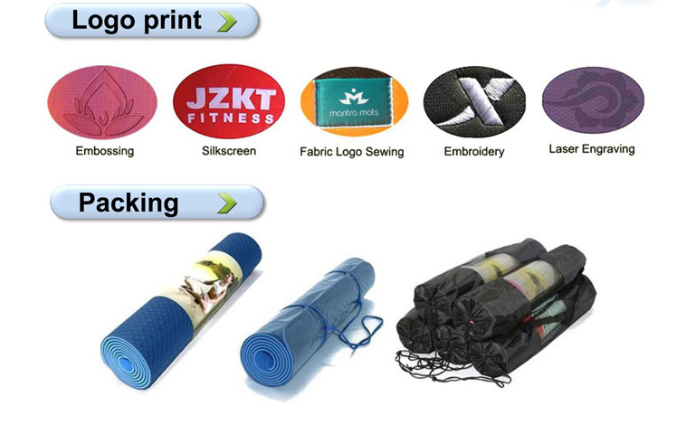 Best Quality TPE Yoga Mat OEM 6p Free Made in China