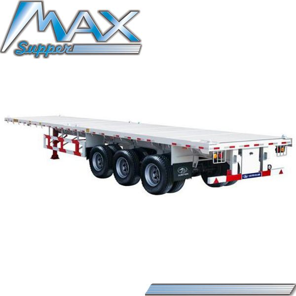 High Quality 35-80tons 3 Axles Flatbed Cargo Semitrailer/Semi Trailer (Hot Sale)