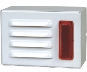 Red&White Colours Alarm Siren with Strobe (TA-G1)