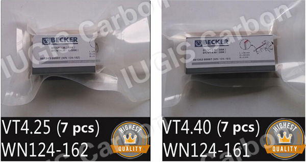 Ek60 Carbon Plate Vane for Pump Dvt2.100 90133300008 Wn124-032 China Supplier