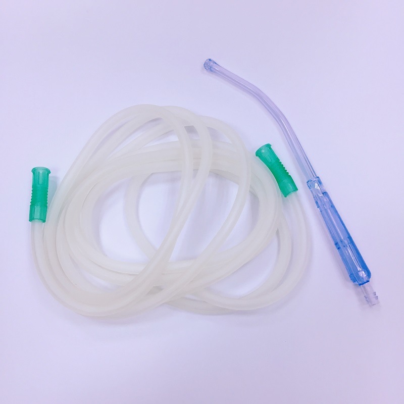 Medical Grade Disposable Suction Connecting Tube with Yankauer Tip