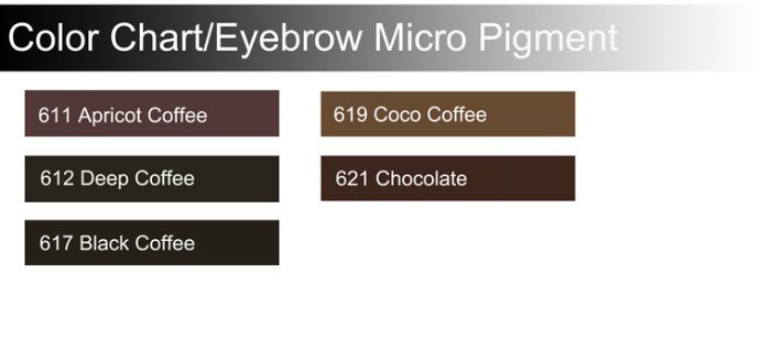 Safe Eyebrow Micro Pigmentation Ink Kits