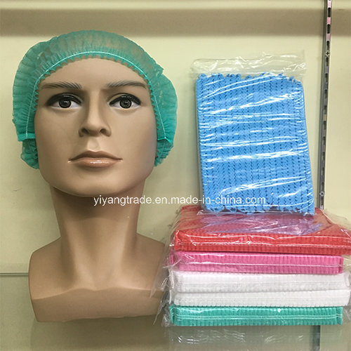 Disposable Non-Woven Bouffant Cap for Hospital Single Use
