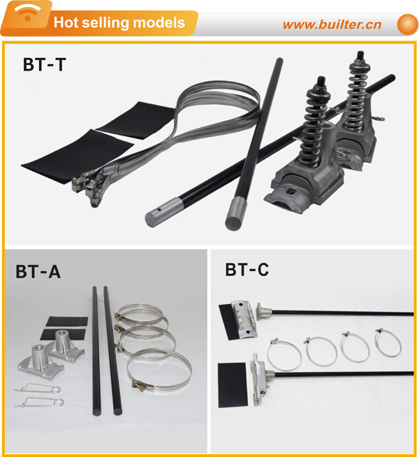 Metal Street Pole Advertising Flag Hanger (BS-HS-012)