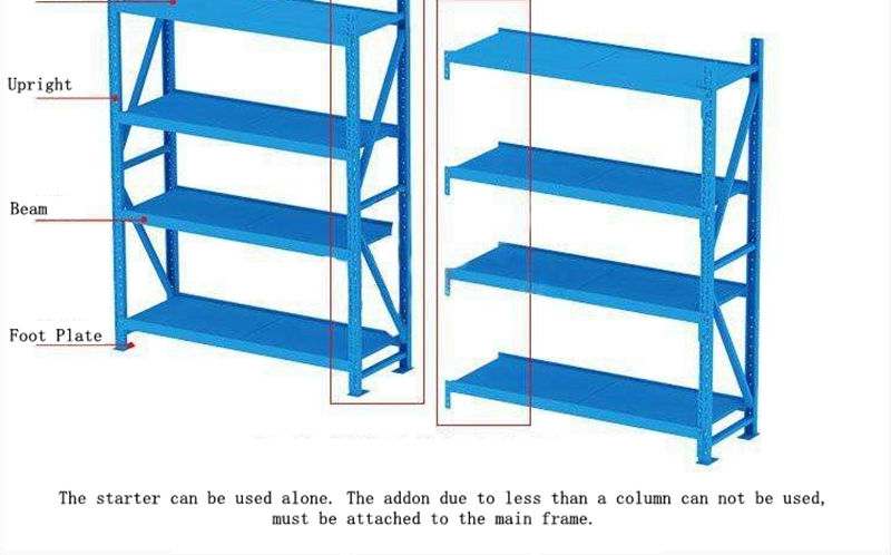 Metal Warehouse Storage Medium Duty Racking/Shelf