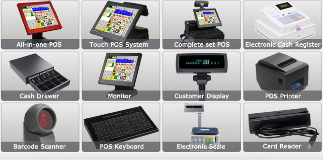 Electronic Point-of-Sale System POS Terminal Cash Register