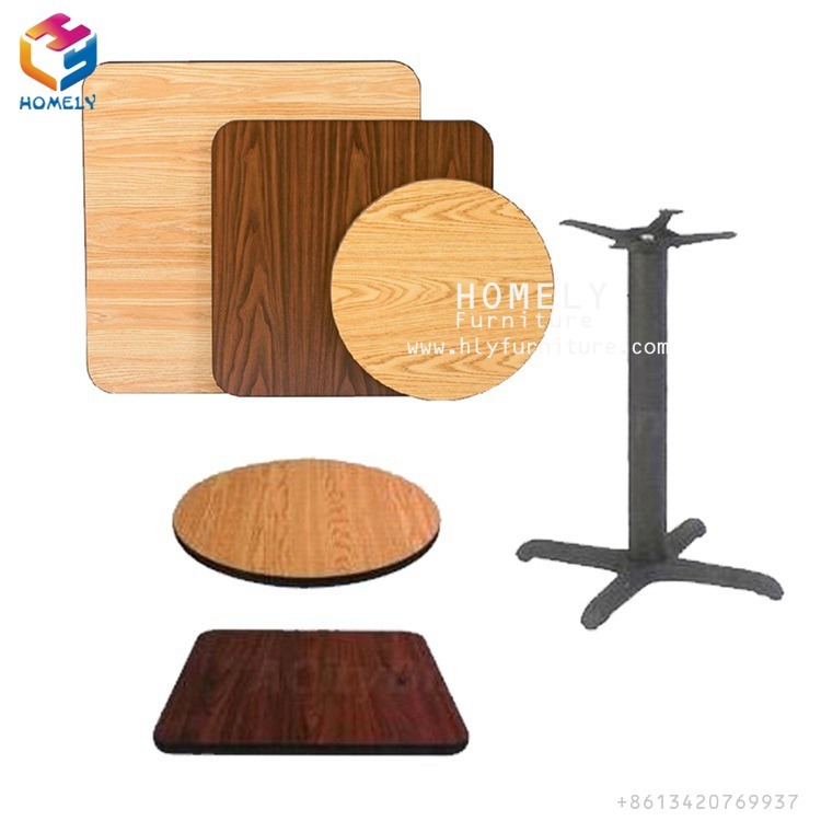 China Modern Hotel Restaurant Canteen Wooden MDF Laminate Coffee Table