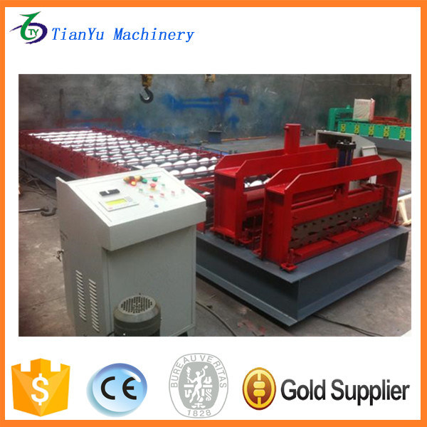 Corrugated Roof Sheet Metal Glazed Tile Roll Forming Machine