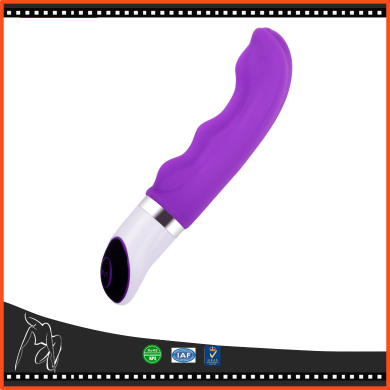 Waterproof Silicone Rechargeable G-Spot Vibrator, Silicone Penis Vibrator for Anal and Vagina Vibrator