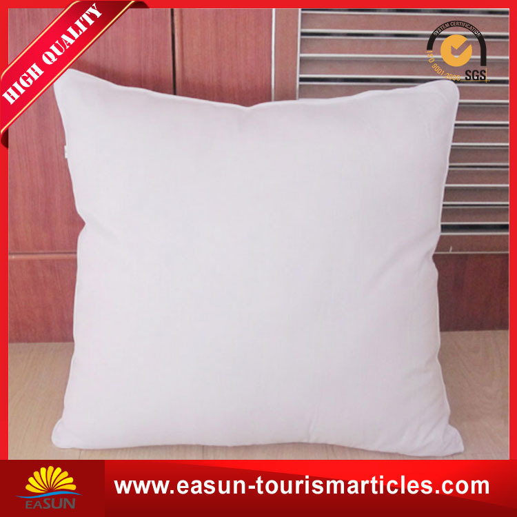 Standard Size White Duck Down Pillow for Hotel Pillow Aviation