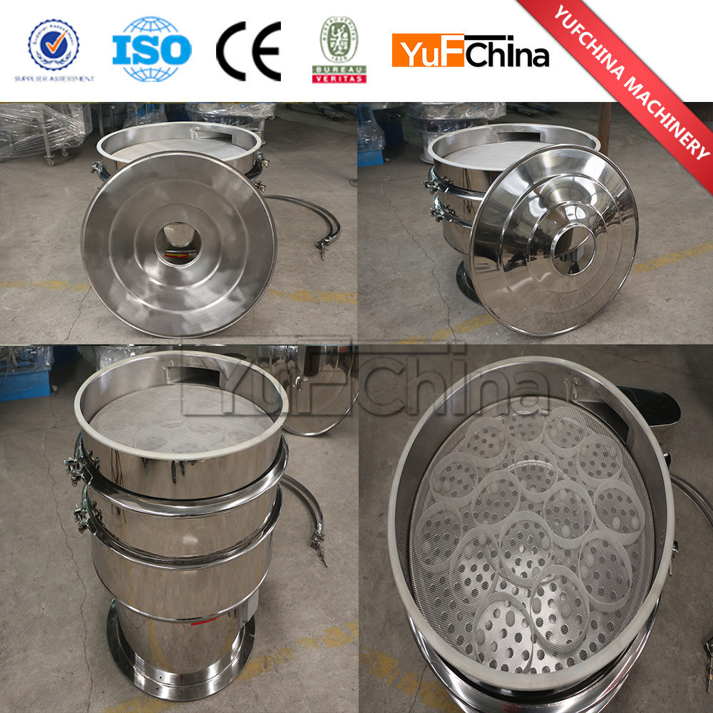 High Quality Vibrating Sieve Machine / Food Grade Rotary Vibrating Screen