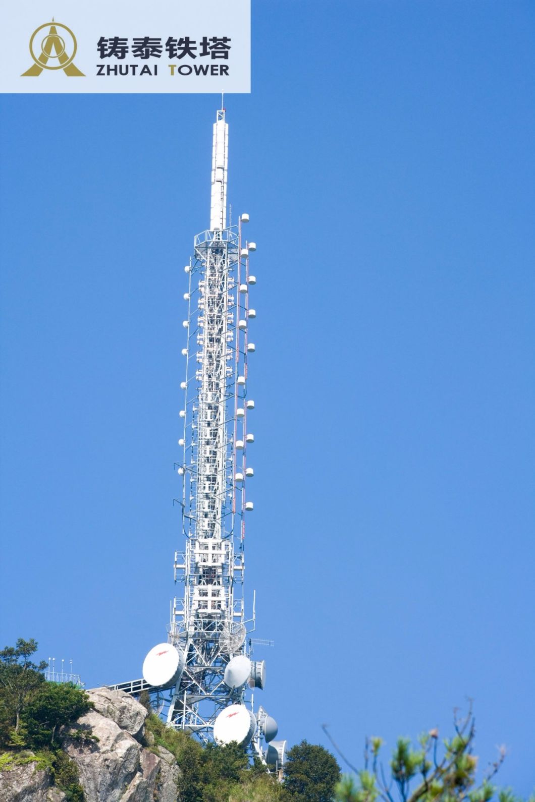 Steel Angle Telecommunication Antenna Tower