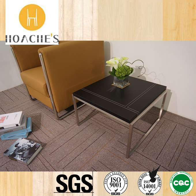 Classical Coffee Tea Table with Stainless Steel Frame (S209)