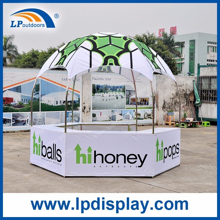 Hexagonal Dome Tent with 5 Tables for Display Goods for Outdoors