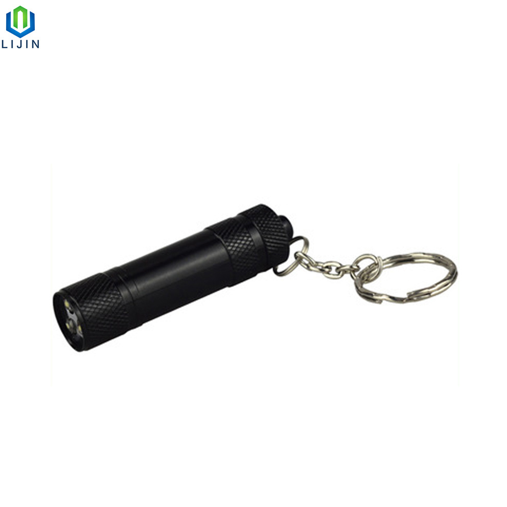 Pocket Portable 3LED Small Flashlight with Keyring for Gift