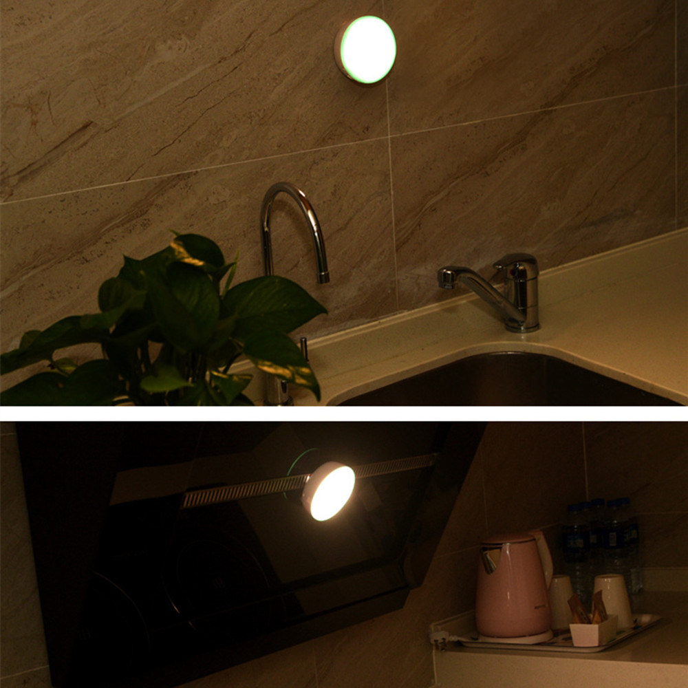 Ultra-Thin LED Puck Light, Closet Lights Battery Operated with Remote Control