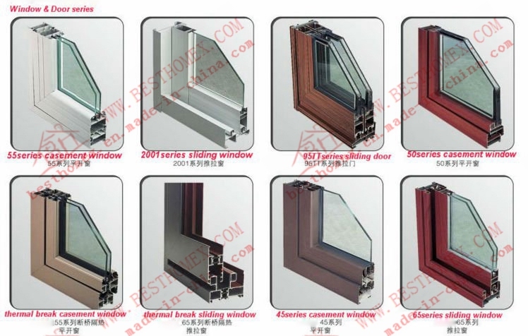 American Quality Aluminum Casement Window (BHA-DC06)