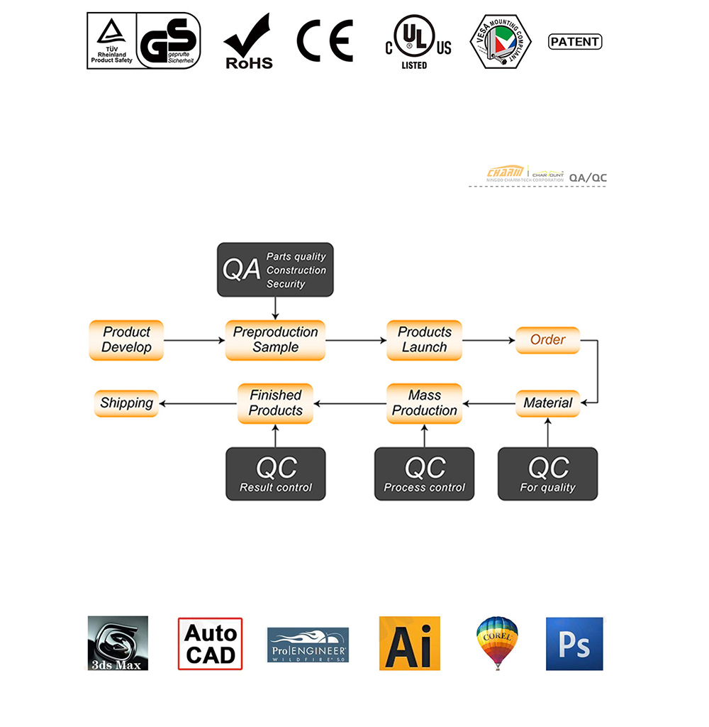 Sliding TV Bracket for 17