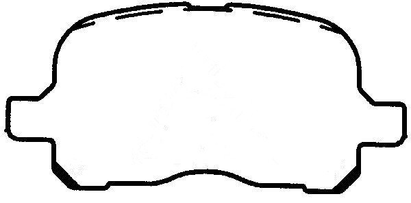 D741 Back Plate for Brake Pad