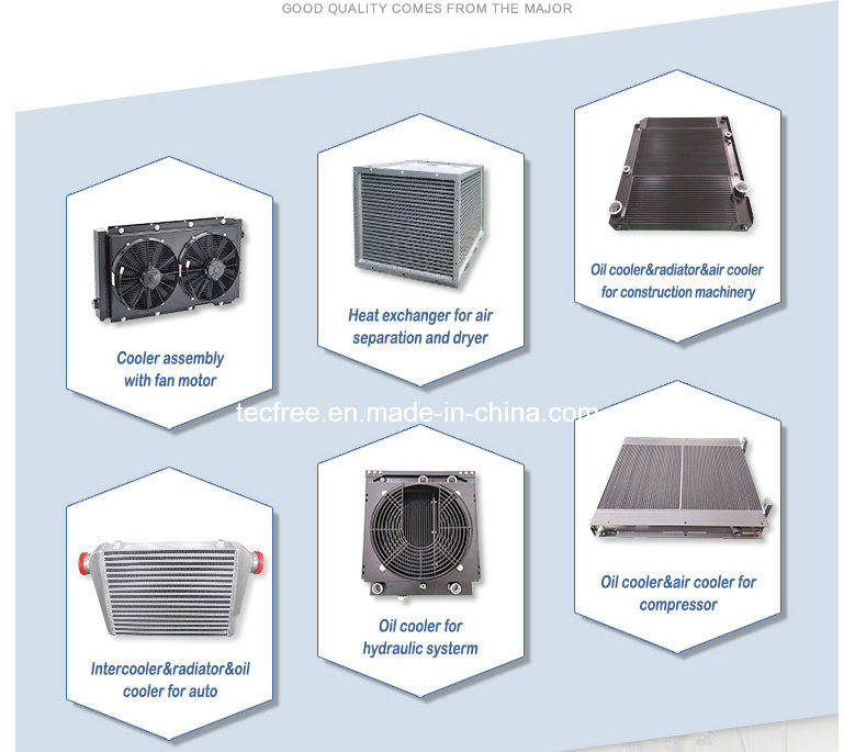 Manufacturer Bar and Plate Air Oil Cooler Heat Exchanger Core