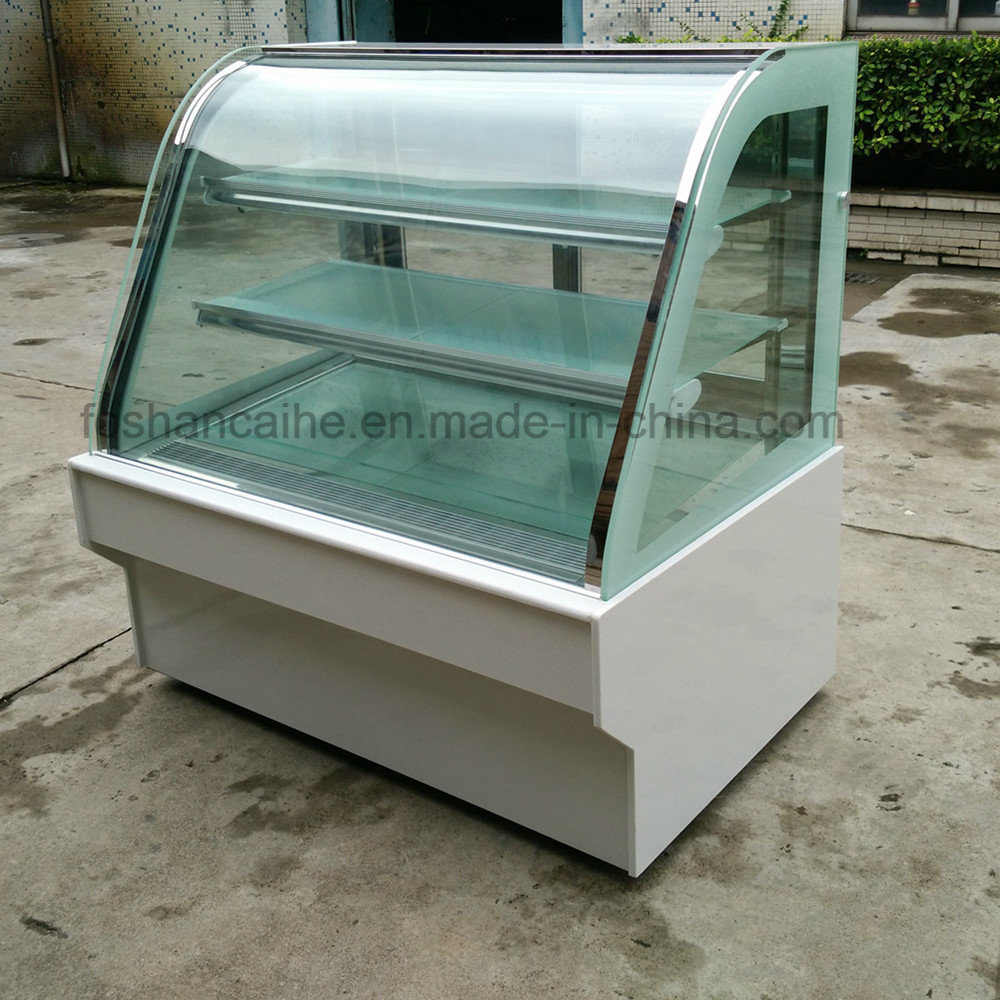 Arc Glass Cake & Chocolate Display Cabinet for Pastry Parlor
