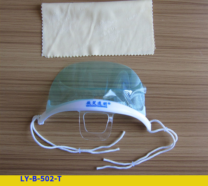 Anti-Fog Transparent Plastic Clear Mask (LY-B-502-T)