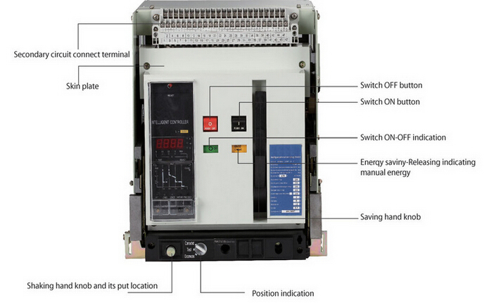 3200A Draw out Vacuum Intelligent Circuit Breaker