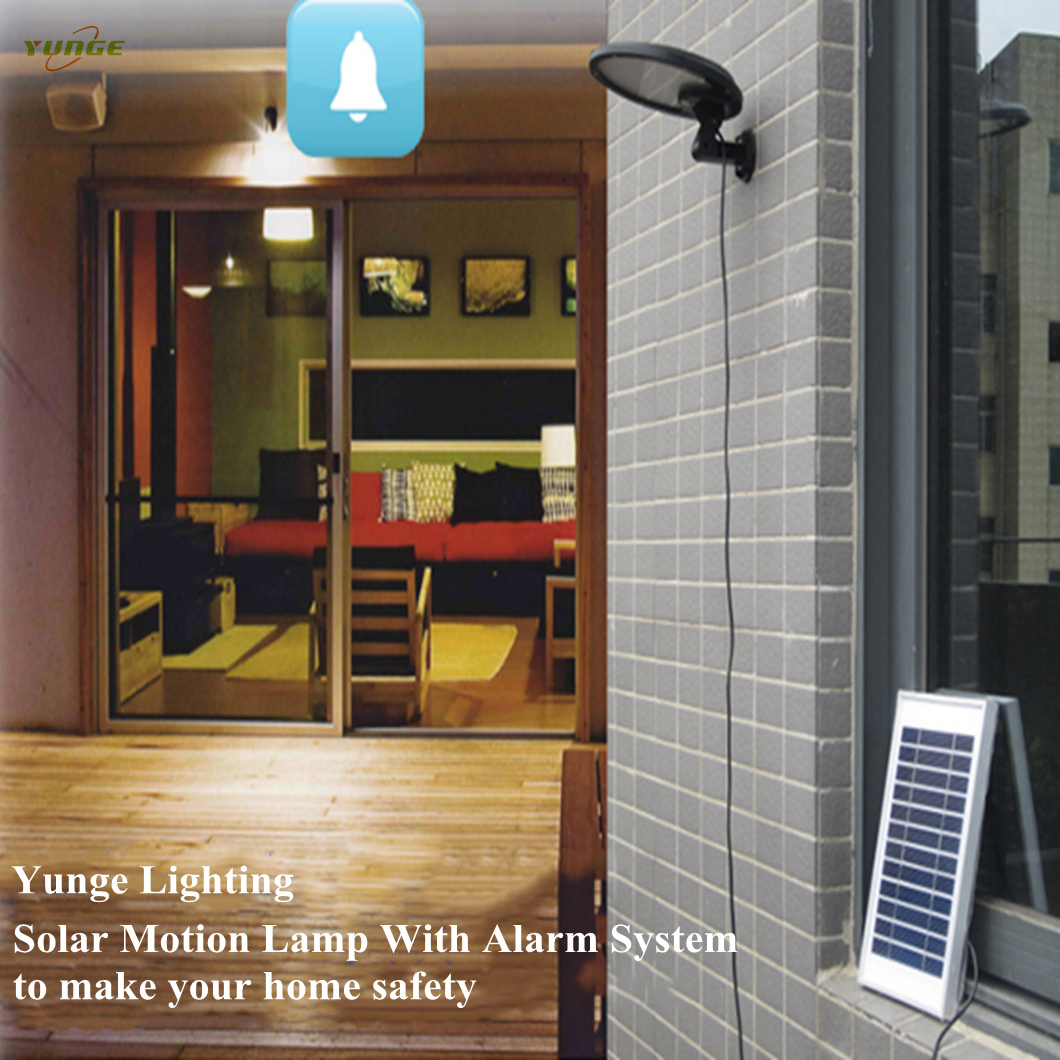 Solar LED Motion Light with External Solar Panel