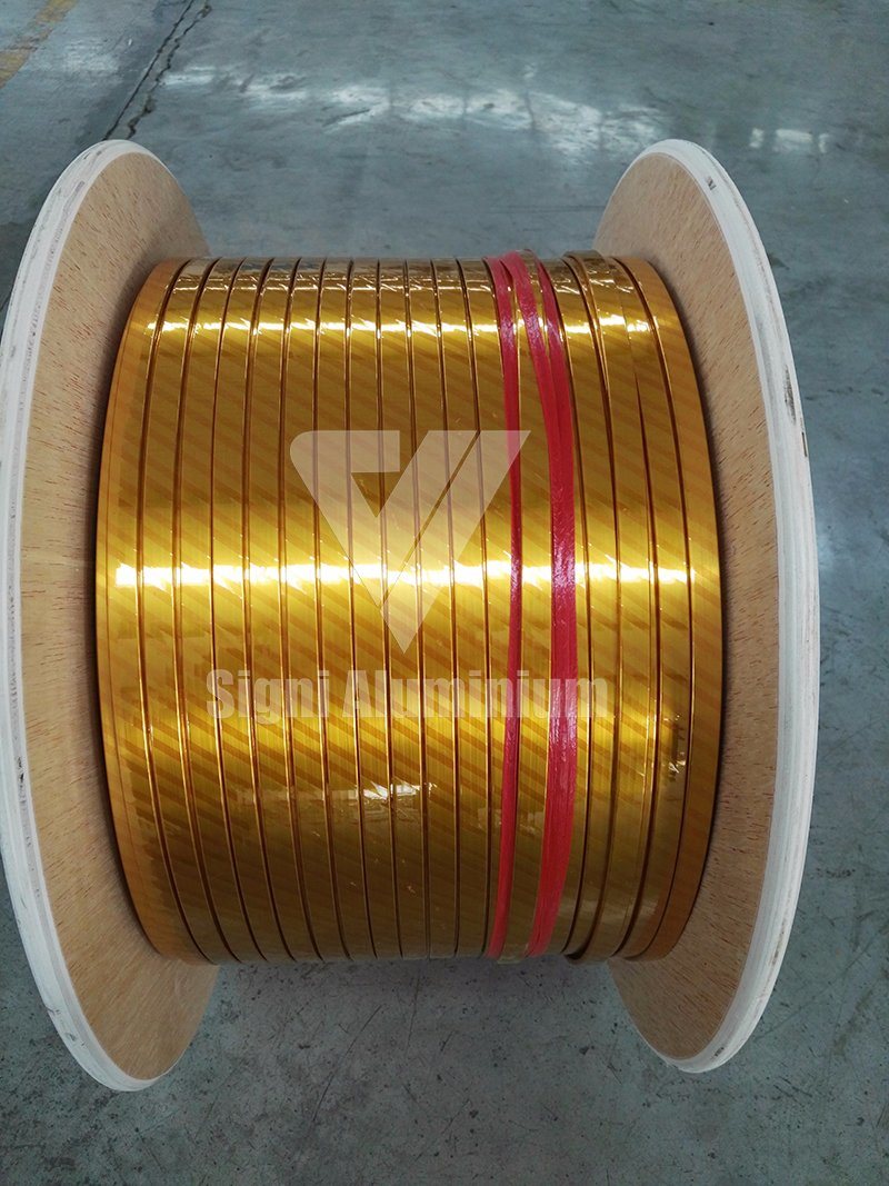 200/220 Grade Polyesterimide Aluminium Round/Flat Enameled Wire