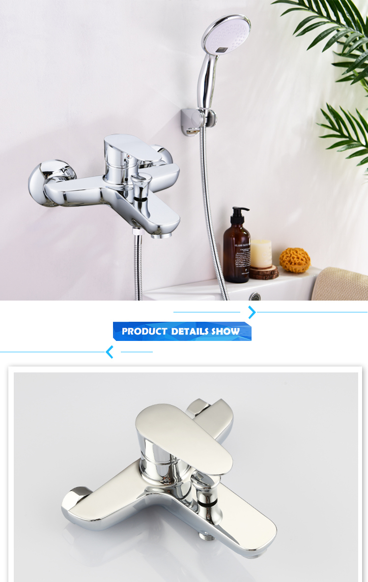 in-Wall Bath & Shower Combination Faucet for Bathroom Set