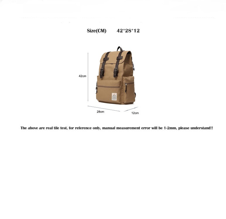 Cotton Canvas Large Ladies' Backpack