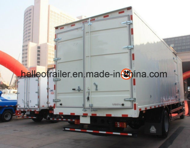 China HOWO 4X2 Light 10 Ton Lorry Truck Cargo Van Truck